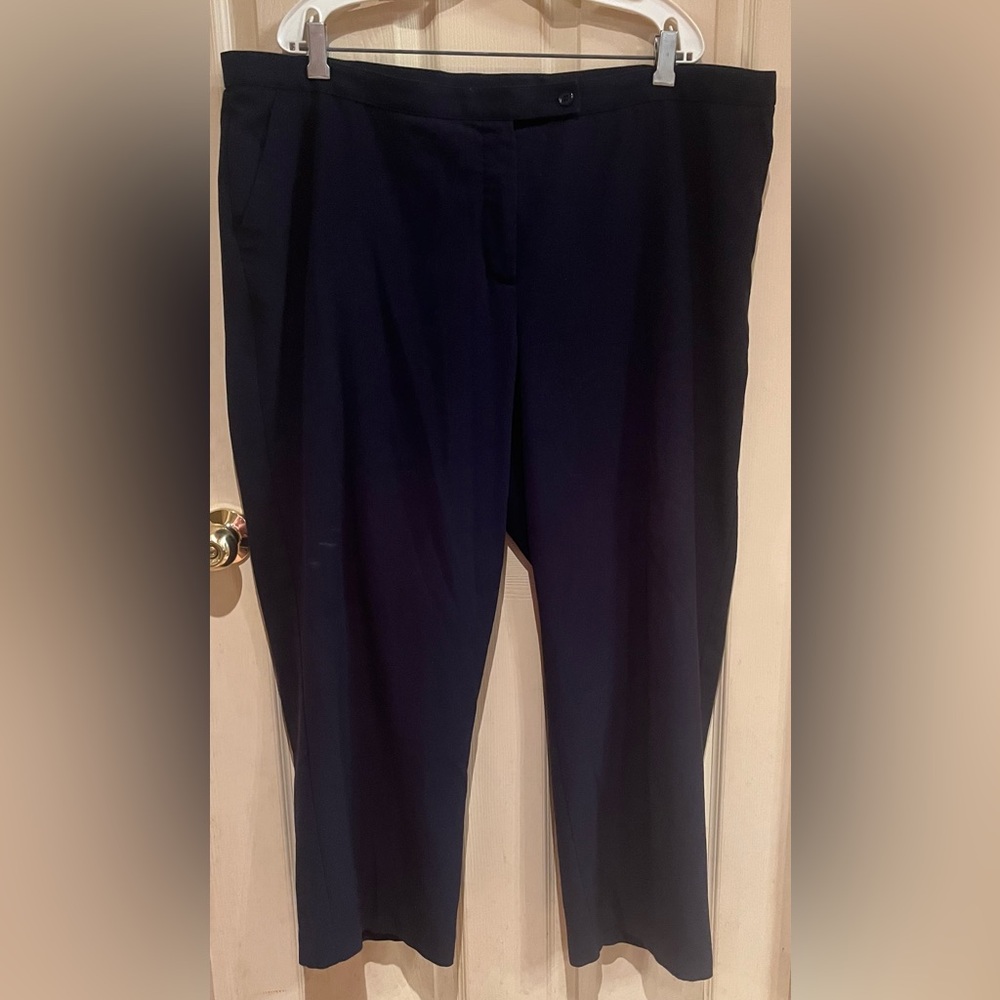 Women’s Dress Pants Navy Blue Size 22, Petite Length